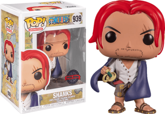 FUN55602 One Piece - Shanks (with chase) US Exclusive Pop! Vinyl [RS] - Funko - Titan Pop Culture