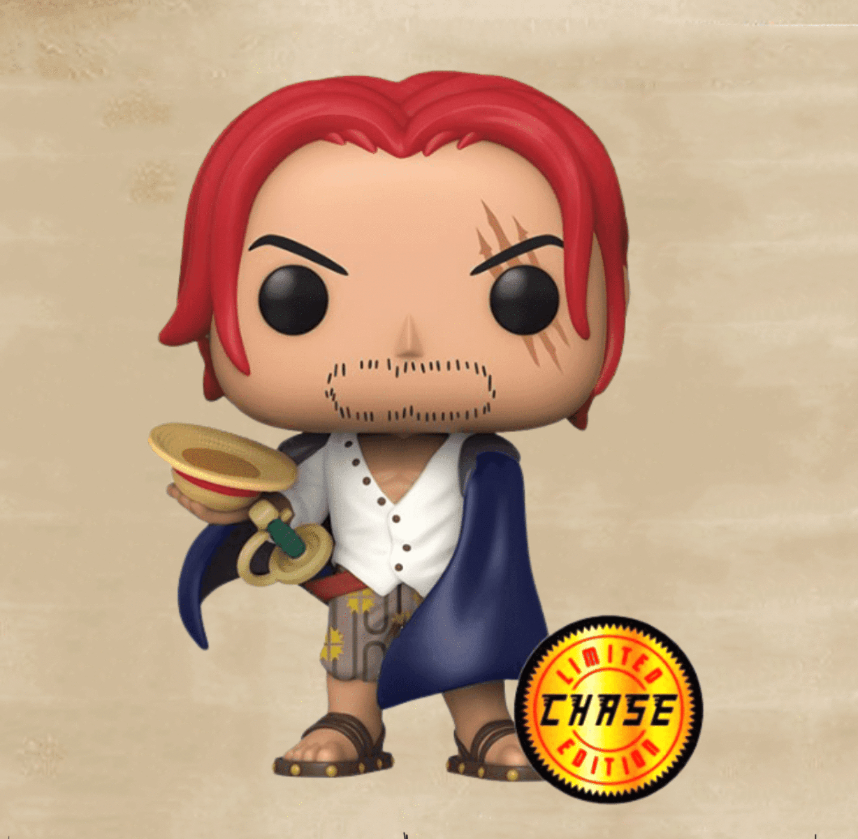 FUN55602CBUNDLE One Piece - Shanks US Exclusive Pop! Vinyl - Chase Bundle [RS] - Funko - Titan Pop Culture