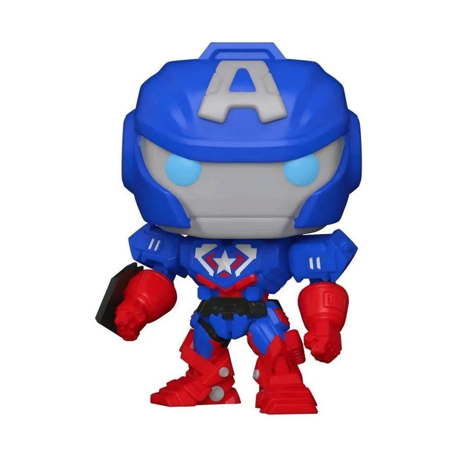 FUN55633 Captain America - Marvel Mech Glow US Exclusive Pop! Vinyl [RS] - Funko - Titan Pop Culture