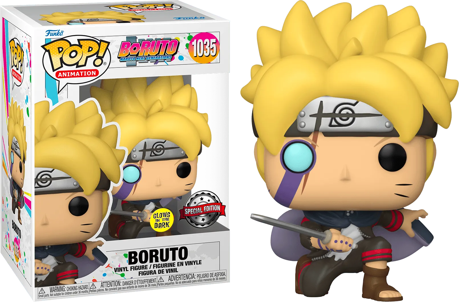 FUN55645 Boruto: Naruto Next Generations - Boruto Glow US Exclusive Pop! Vinyl [RS] - Funko - Titan Pop Culture