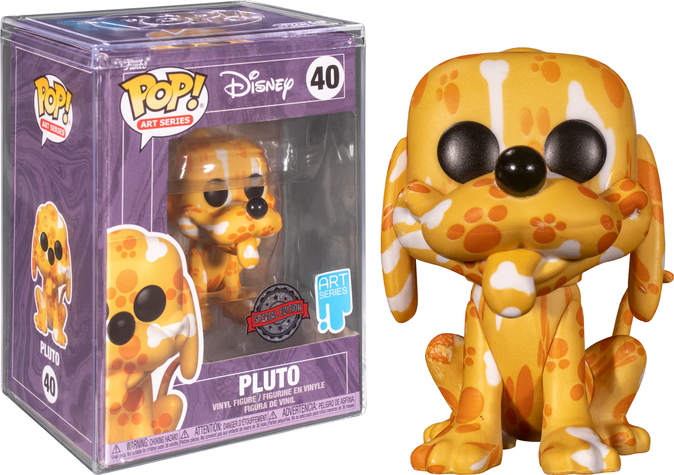 Disney - Pluto (Artist Series) US Exclusive Pop! Vinyl [RS] with Protector