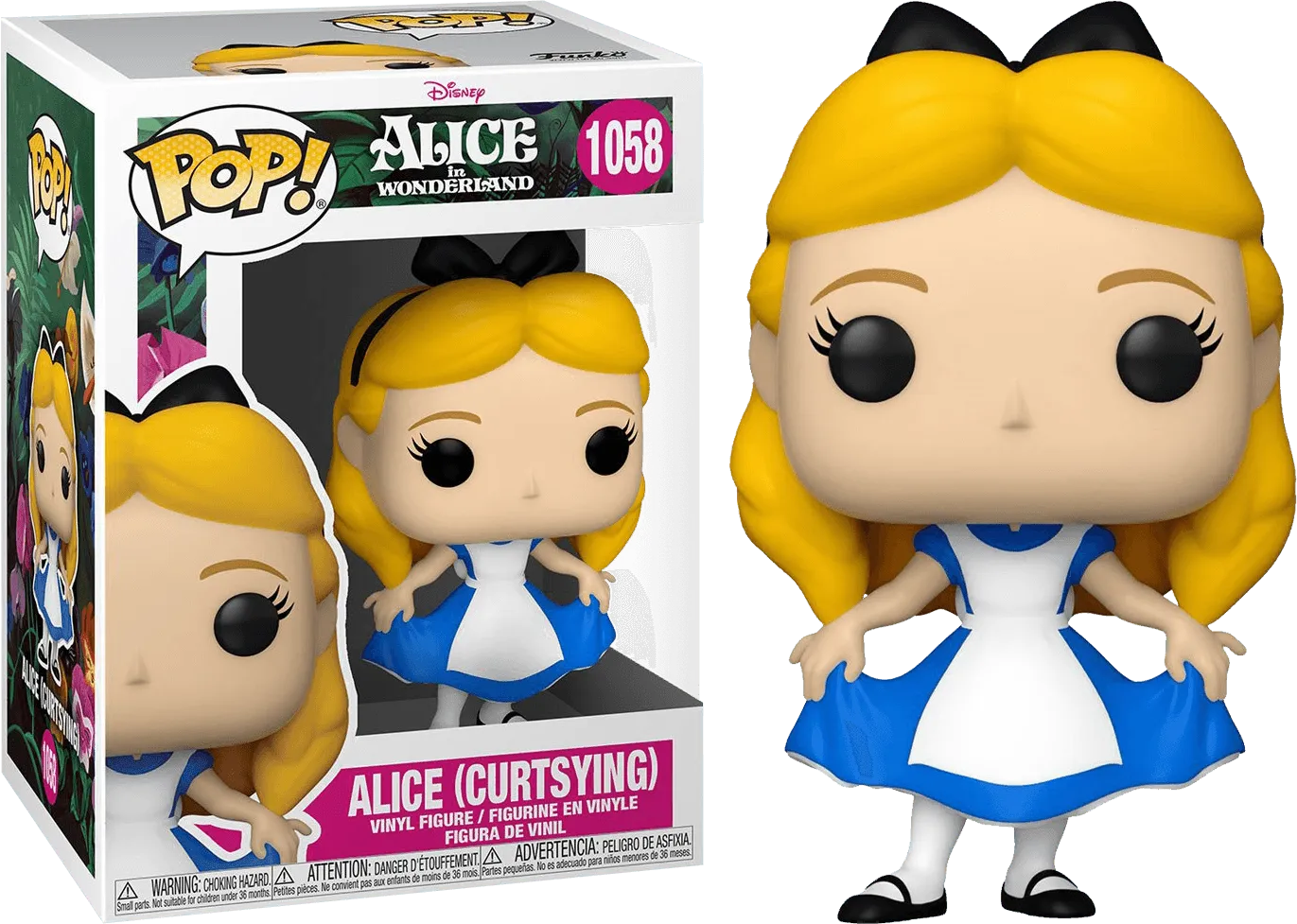 FUN55734 Alice in Wonderland - Alice Curtsey 70th Anniversary Pop! Vinyl - Funko - Titan Pop Culture