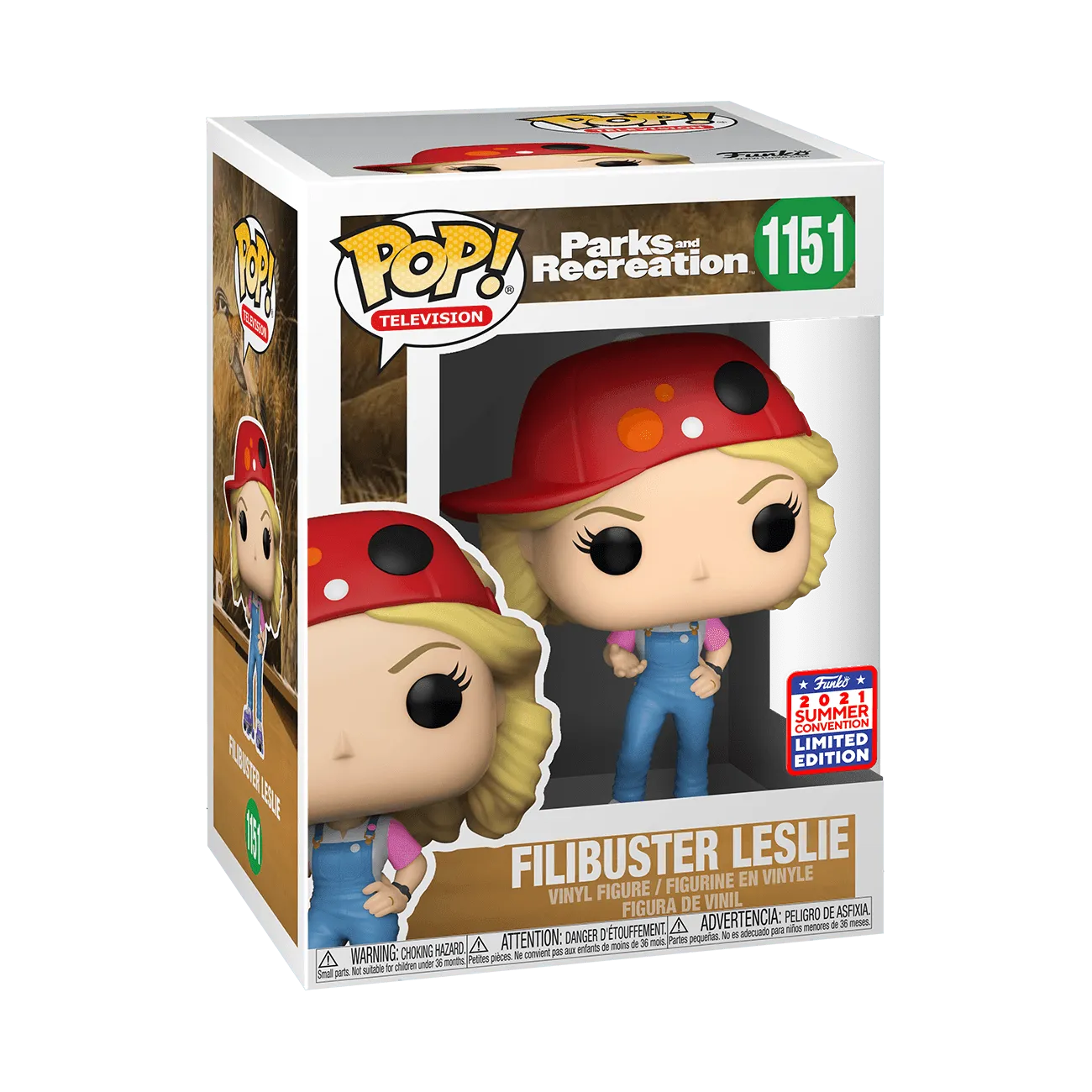 FUN55905 Parks and Recreation - Leslie Filibuster SDCC 2021 US Exclusive Pop! Vinyl [RS] - Funko - Titan Pop Culture