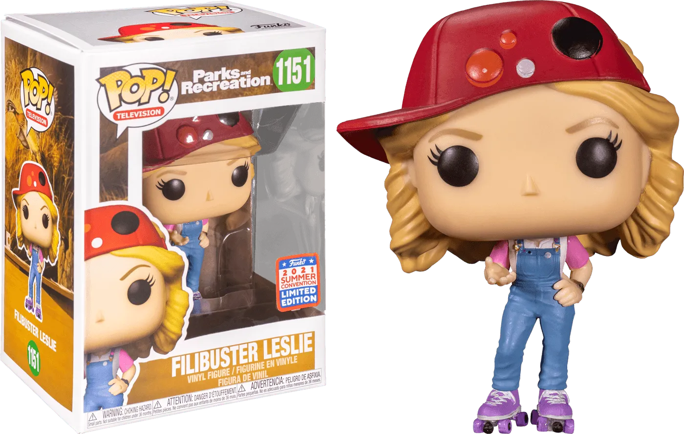 FUN55905 Parks and Recreation - Leslie Filibuster SDCC 2021 US Exclusive Pop! Vinyl [RS] - Funko - Titan Pop Culture