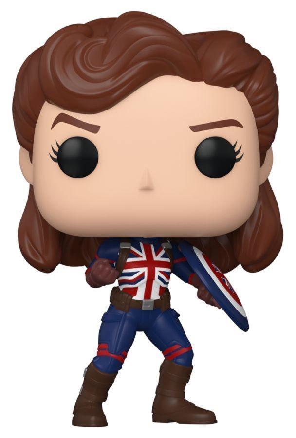 FUN55967 What If - Captain Carter Pose US Exclusive Pop! Vinyl [RS] - Funko - Titan Pop Culture