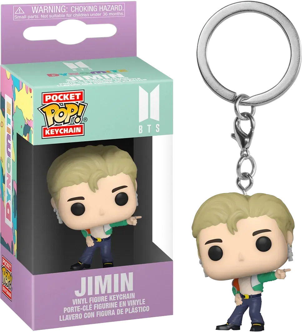 FUN56029 BTS - Jimin (Dynamite) Pocket Pop! Keychain - Funko - Titan Pop Culture