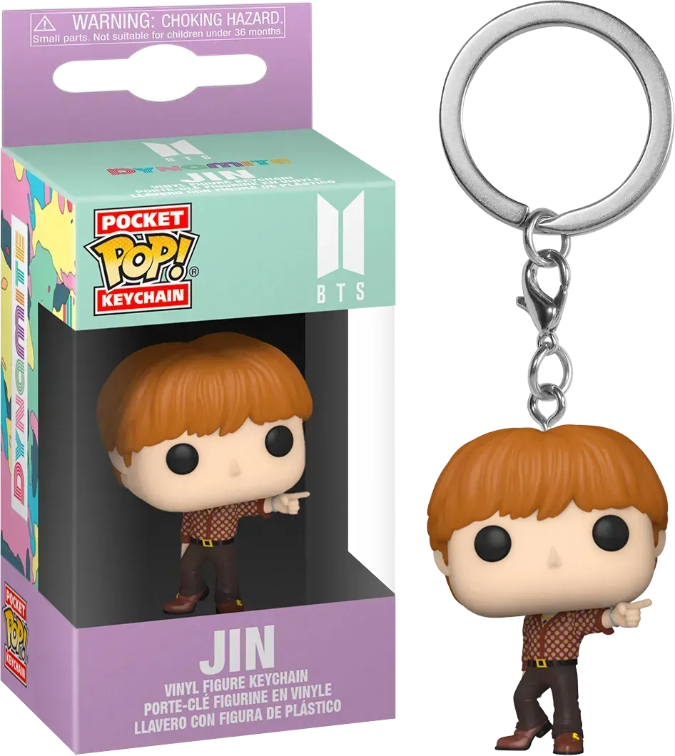 FUN56030 BTS - Jin (Dynamite) Pocket Pop! Keychain - Funko - Titan Pop Culture