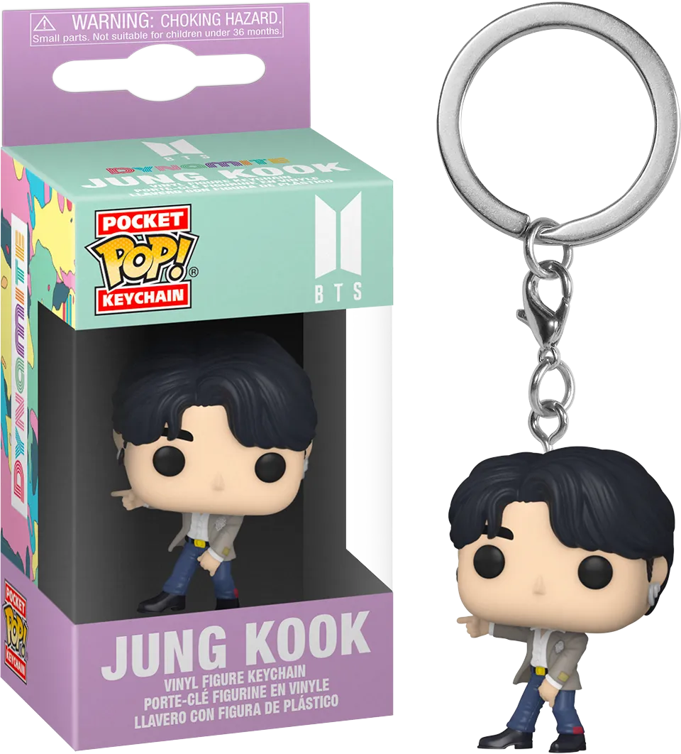 FUN56031 BTS - Jung Kook (Dynamite) Pocket Pop! Keychain - Funko - Titan Pop Culture