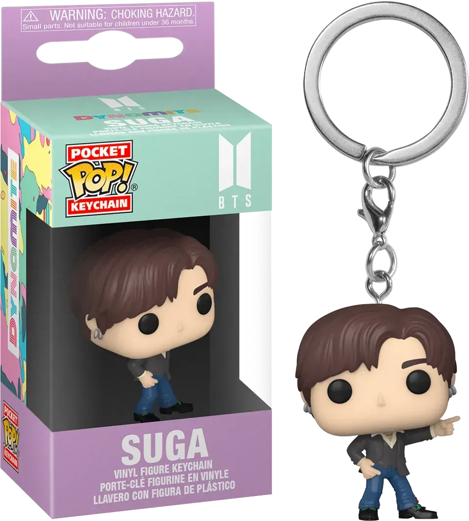 FUN56033 BTS - SUGA (Dynamite) Pocket Pop! Keychain - Funko - Titan Pop Culture