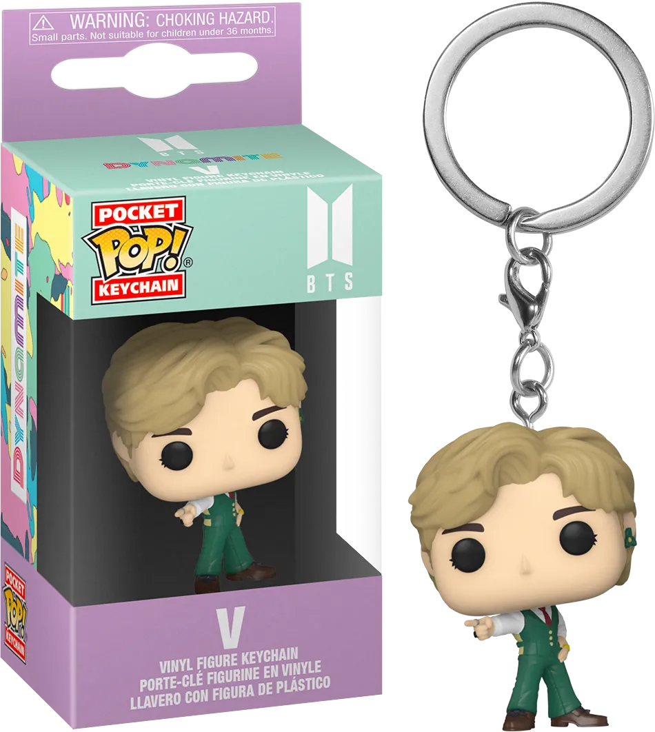 FUN56034 BTS - V (Dynamite) Pocket Pop! Keychain - Funko - Titan Pop Culture