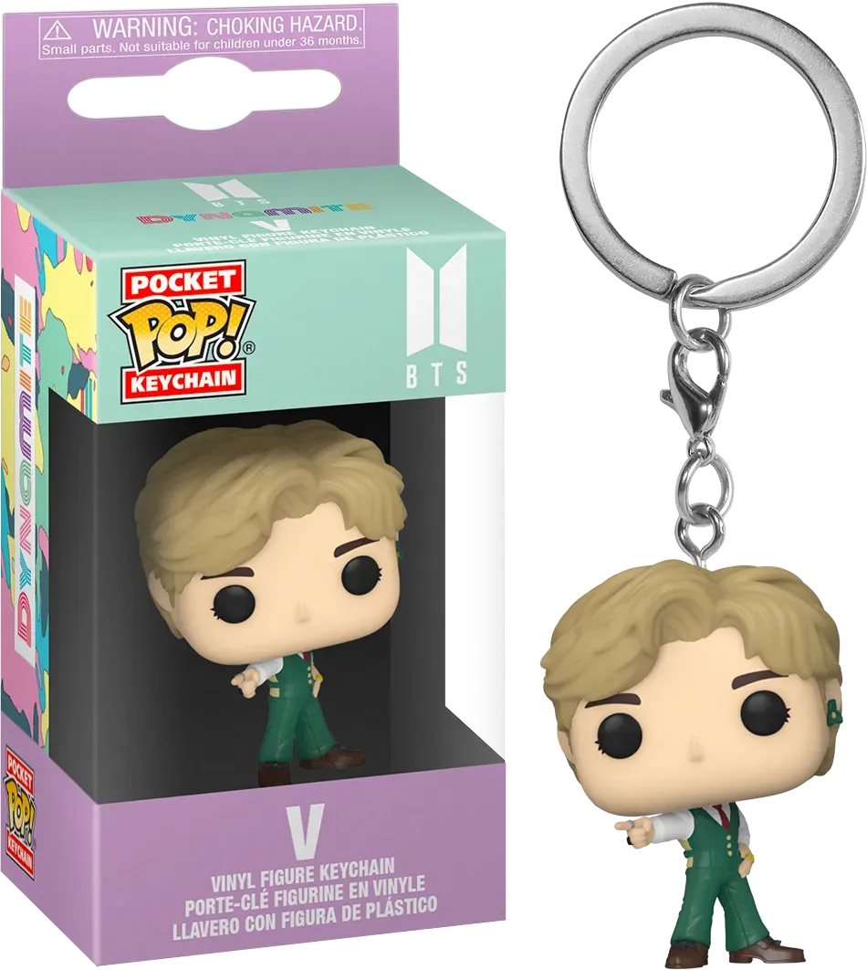 FUN56034 BTS - V (Dynamite) Pocket Pop! Keychain - Funko - Titan Pop Culture