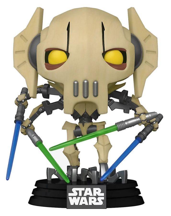 FUN56139 Star Wars - General Grievous Metallic US Exclusive Pop! Vinyl [RS] - Funko - Titan Pop Culture