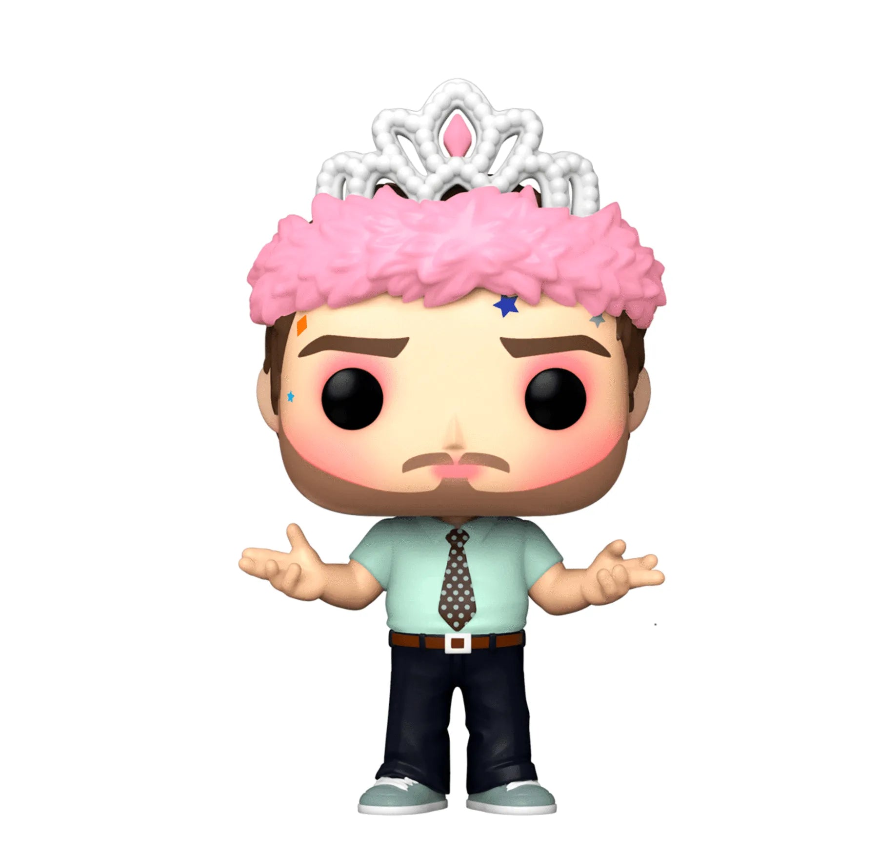 FUN56166 Parks and Recreation - Andy Princess Rainbow Sparkle Pop! Vinyl - Funko - Titan Pop Culture