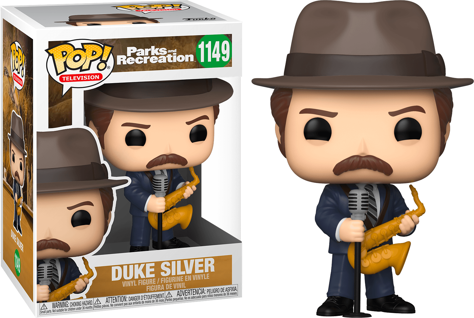 FUN56167 Parks and Recreation - Duke Silver Pop! Vinyl - Funko - Titan Pop Culture