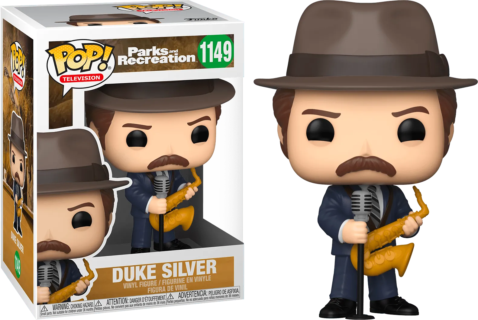 FUN56167 Parks and Recreation - Duke Silver Pop! Vinyl - Funko - Titan Pop Culture