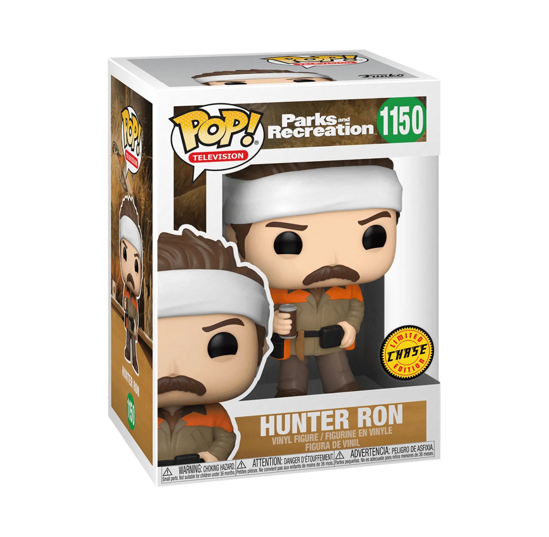 FUN56168 Parks and Recreation - Hunter Ron (With Chase) Pop! Vinyl - Funko - Titan Pop Culture