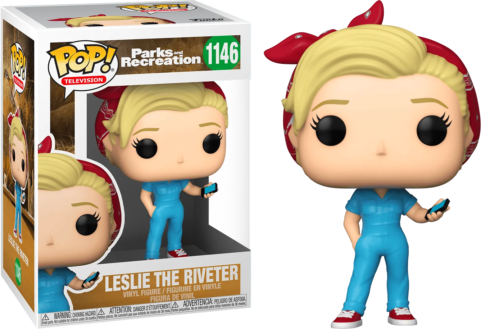 FUN56170 Parks and Recreation - Leslie the Riveter Pop! Vinyl - Funko - Titan Pop Culture