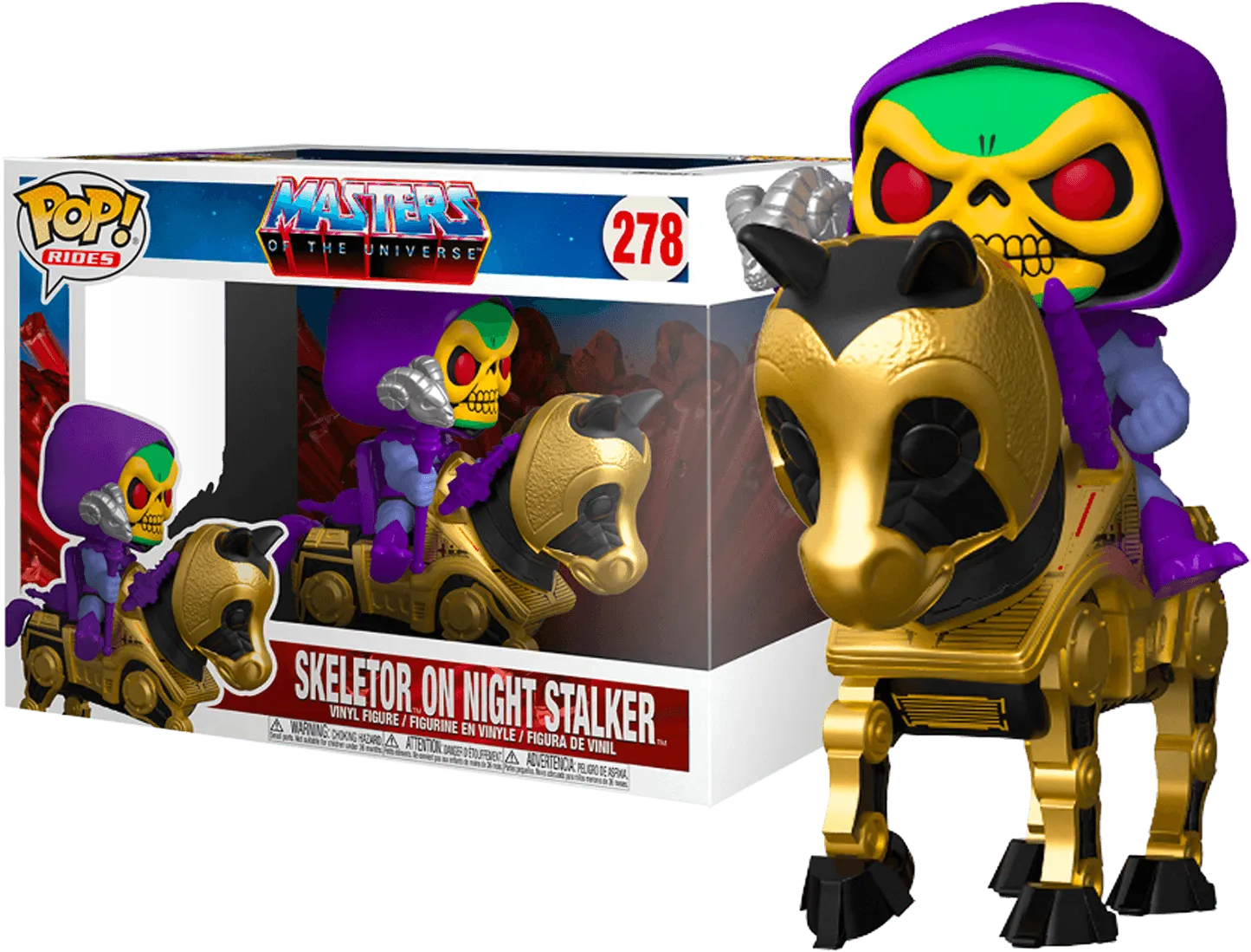 FUN56201 Masters of the Universe - Skeletor with Night Stalker Pop! Ride - Funko - Titan Pop Culture