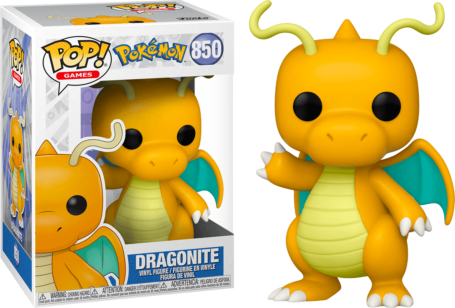 FUN56312 Pokemon - Dragonite Pop! Vinyl [RS] - Funko TBA - Titan Pop Culture