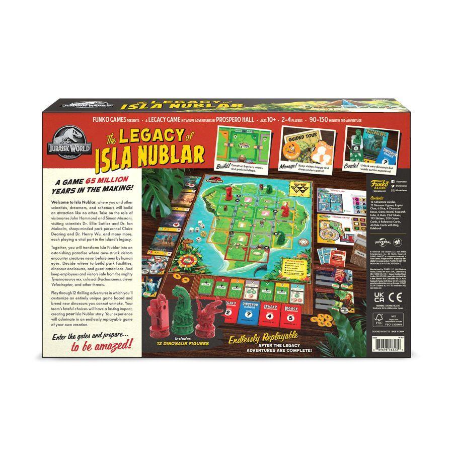 FUN56323 Jurassic World - The Legacy of Isla Nublar Board Game - Funko - Titan Pop Culture
