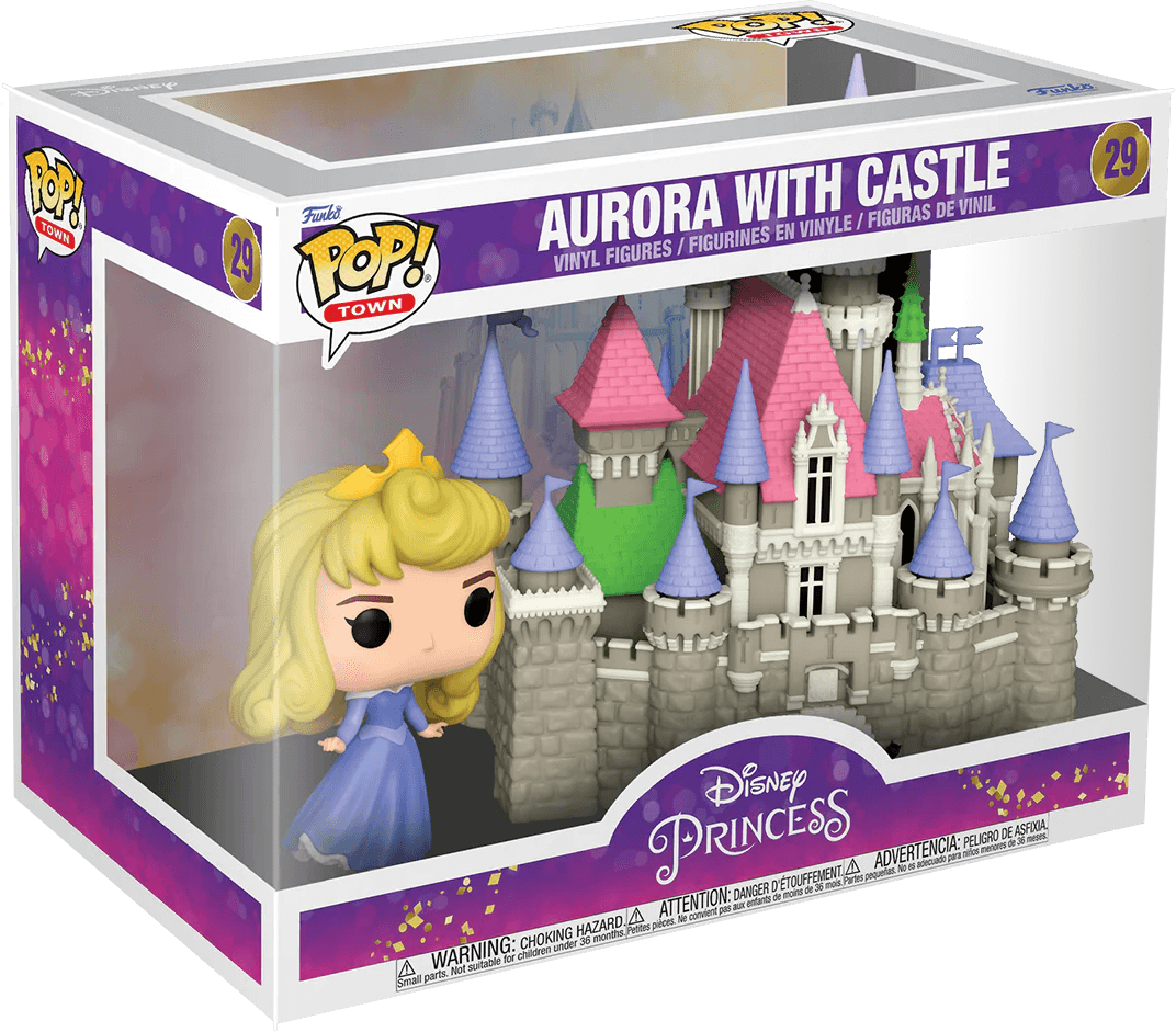 FUN56353 Sleeping Beauty - Aurora with Castle Pop! Town - Funko - Titan Pop Culture