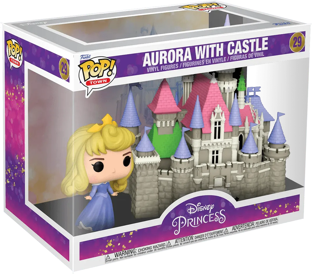 FUN56353 Sleeping Beauty - Aurora with Castle Pop! Town - Funko - Titan Pop Culture