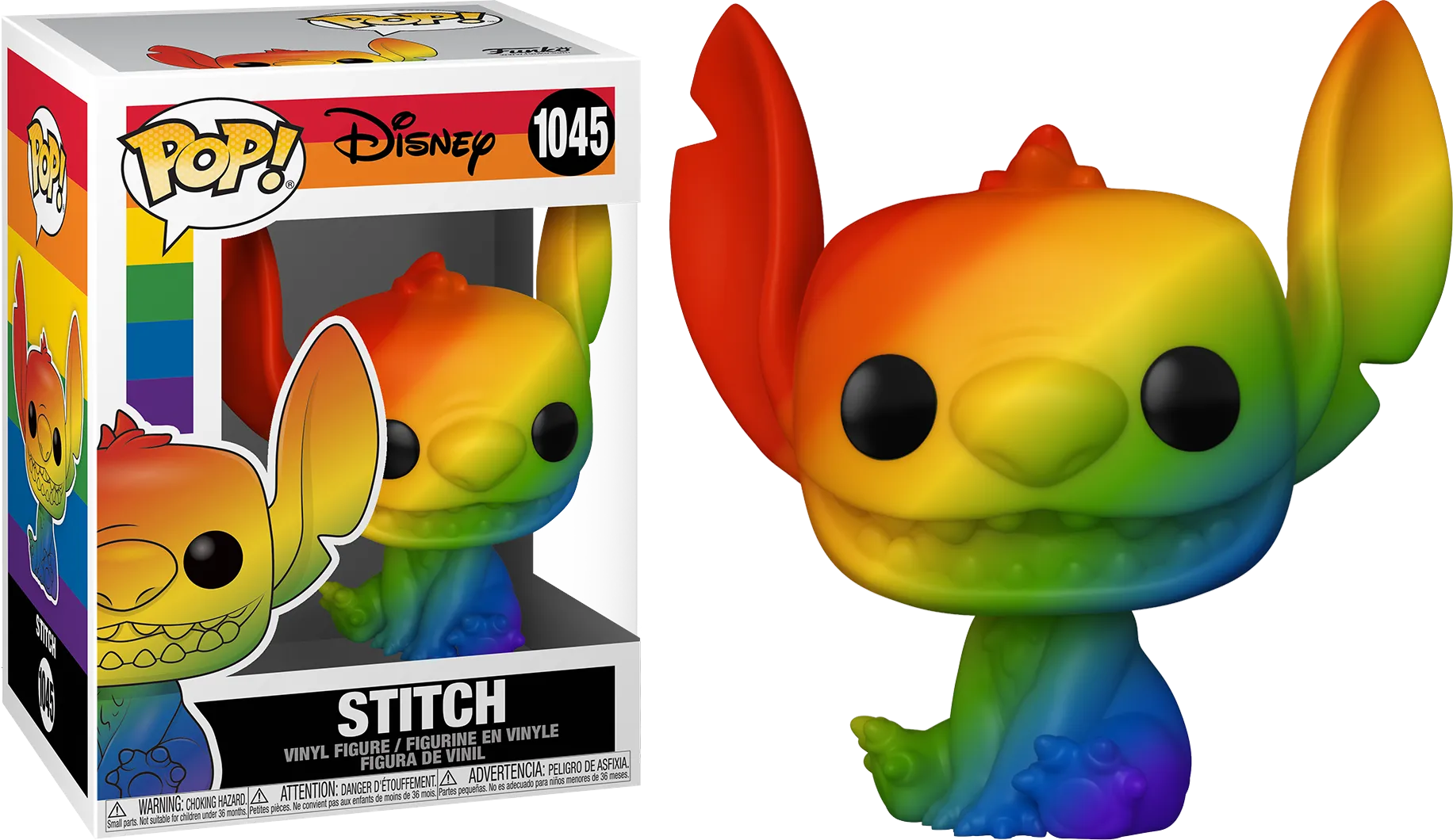 FUN56582 Lilo & Stitch - Stitch Rainbow Pride 2021 Pop! Vinyl - Funko - Titan Pop Culture