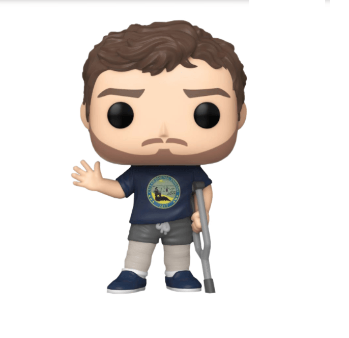 FUN56771 Parks and Recreation - Andy with Leg Casts US Exclusive Pop! Vinyl [RS] - Funko - Titan Pop Culture