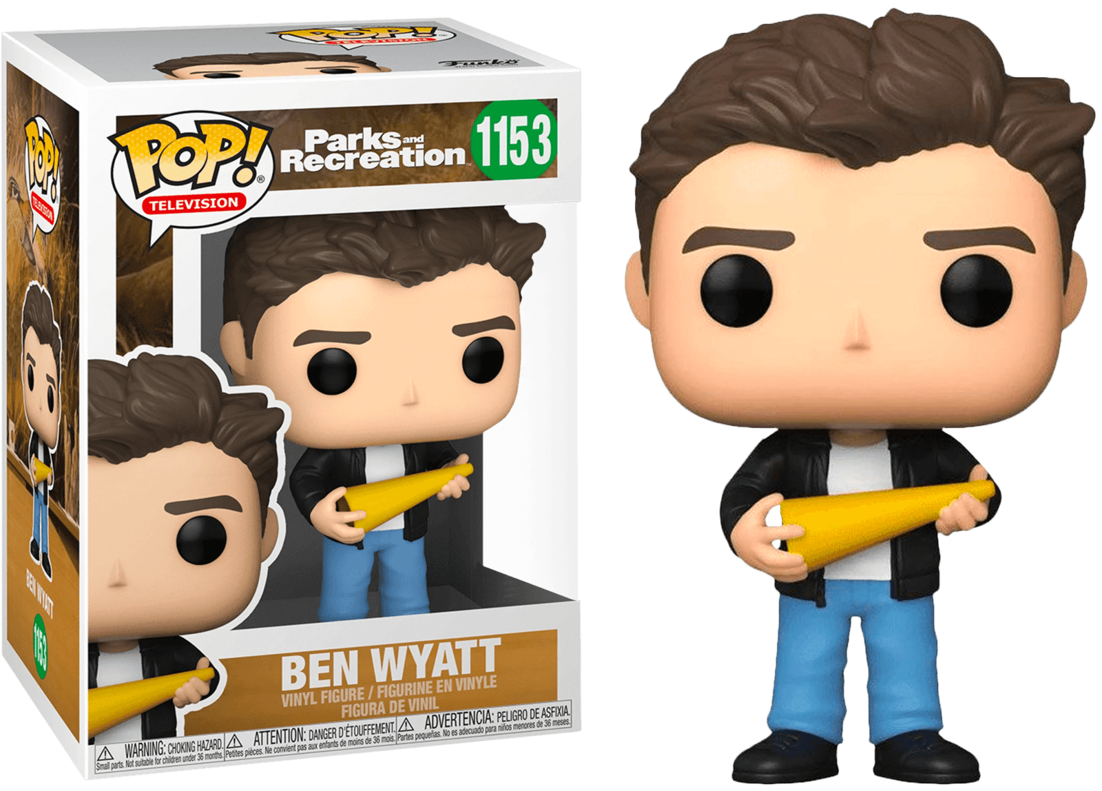 FUN56789 Parks and Recreation - Ben Wyatt (with chase) US Exclusive Pop! Vinyl [RS] - Funko - Titan Pop Culture