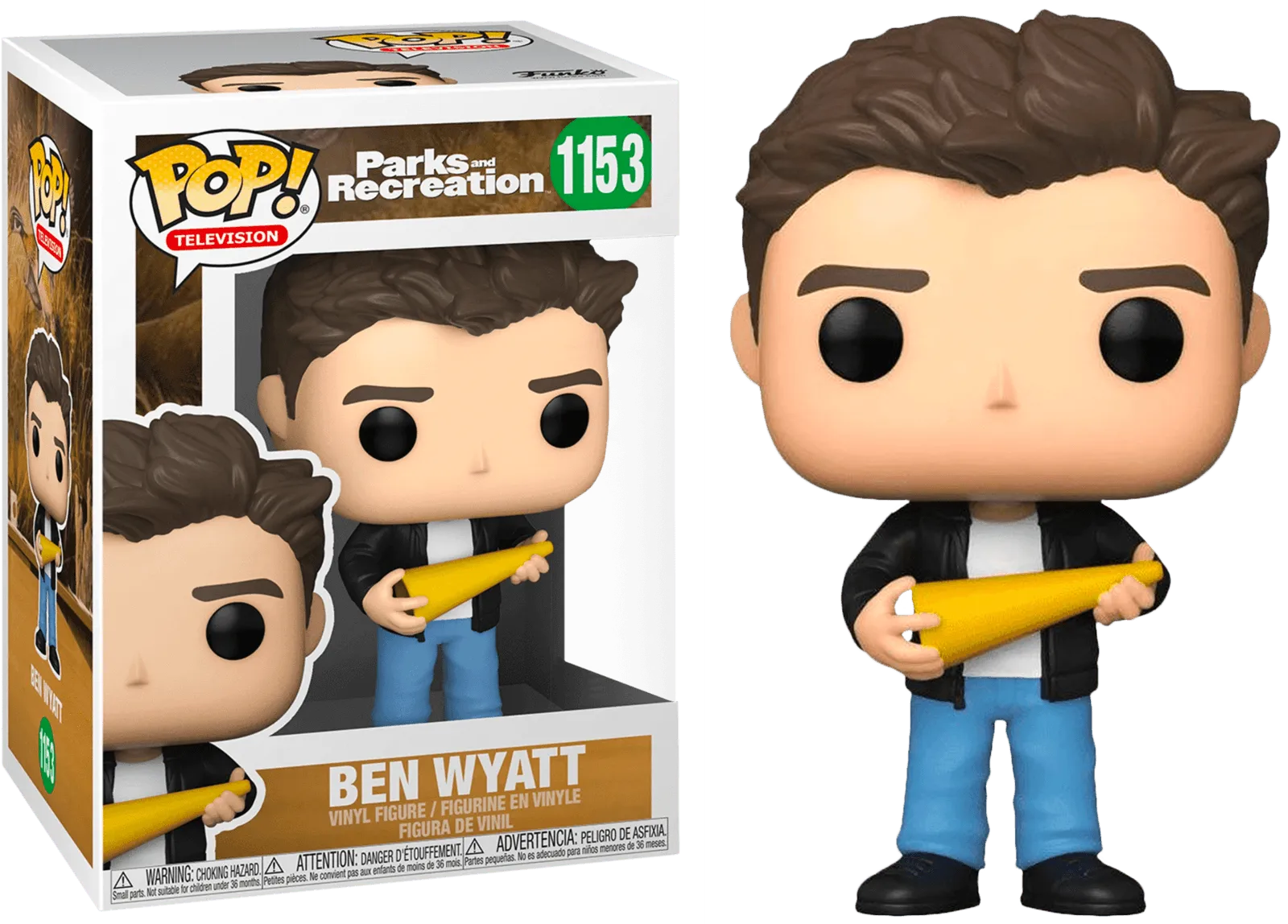 FUN56789 Parks and Recreation - Ben Wyatt (with chase) US Exclusive Pop! Vinyl [RS] - Funko - Titan Pop Culture