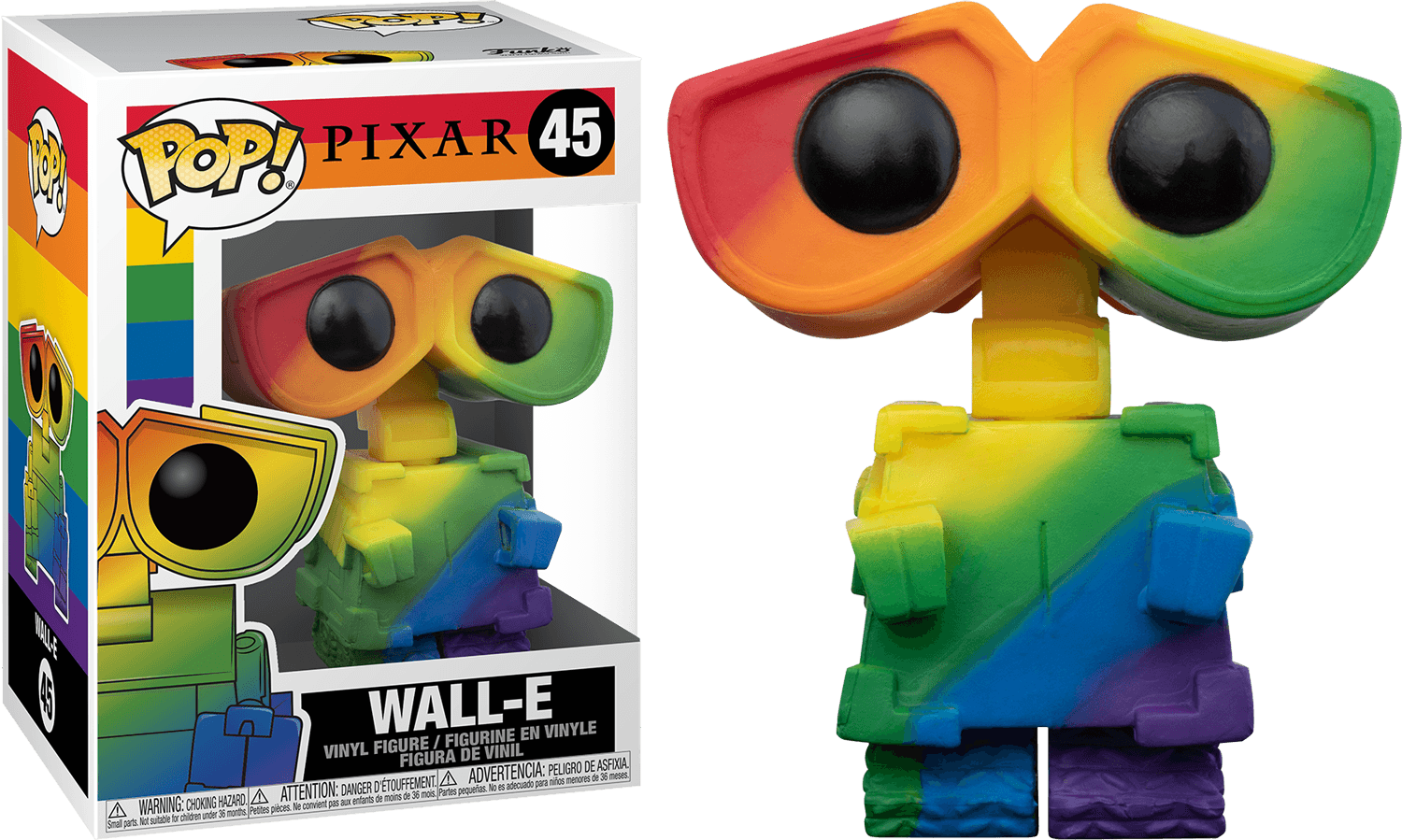 FUN56980 Wall-E - Wall-E Rainbow Pride 2021 Pop! Vinyl - Funko - Titan Pop Culture