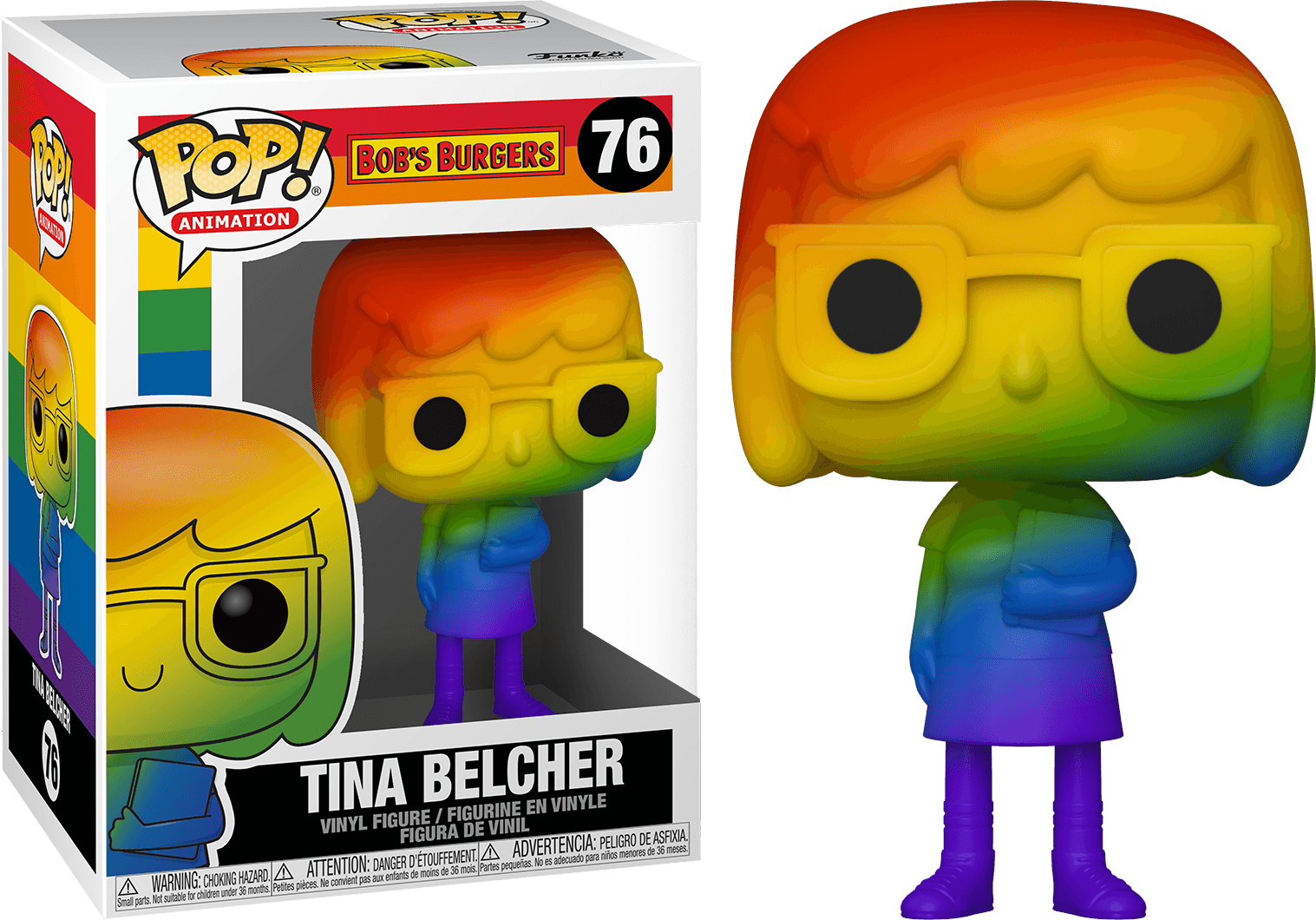 FUN56981 Bob's Burgers - Tina Belcher Rainbow Pride Pop! Vinyl - Funko - Titan Pop Culture