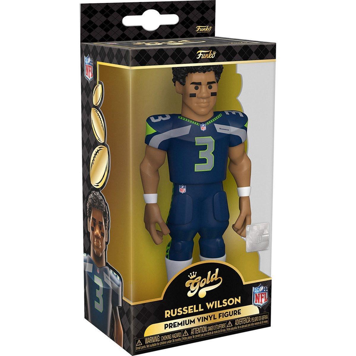FUN57281 NFL: Seahawks - Russell Wilson (with chase) 5" Vinyl Gold - Funko - Titan Pop Culture