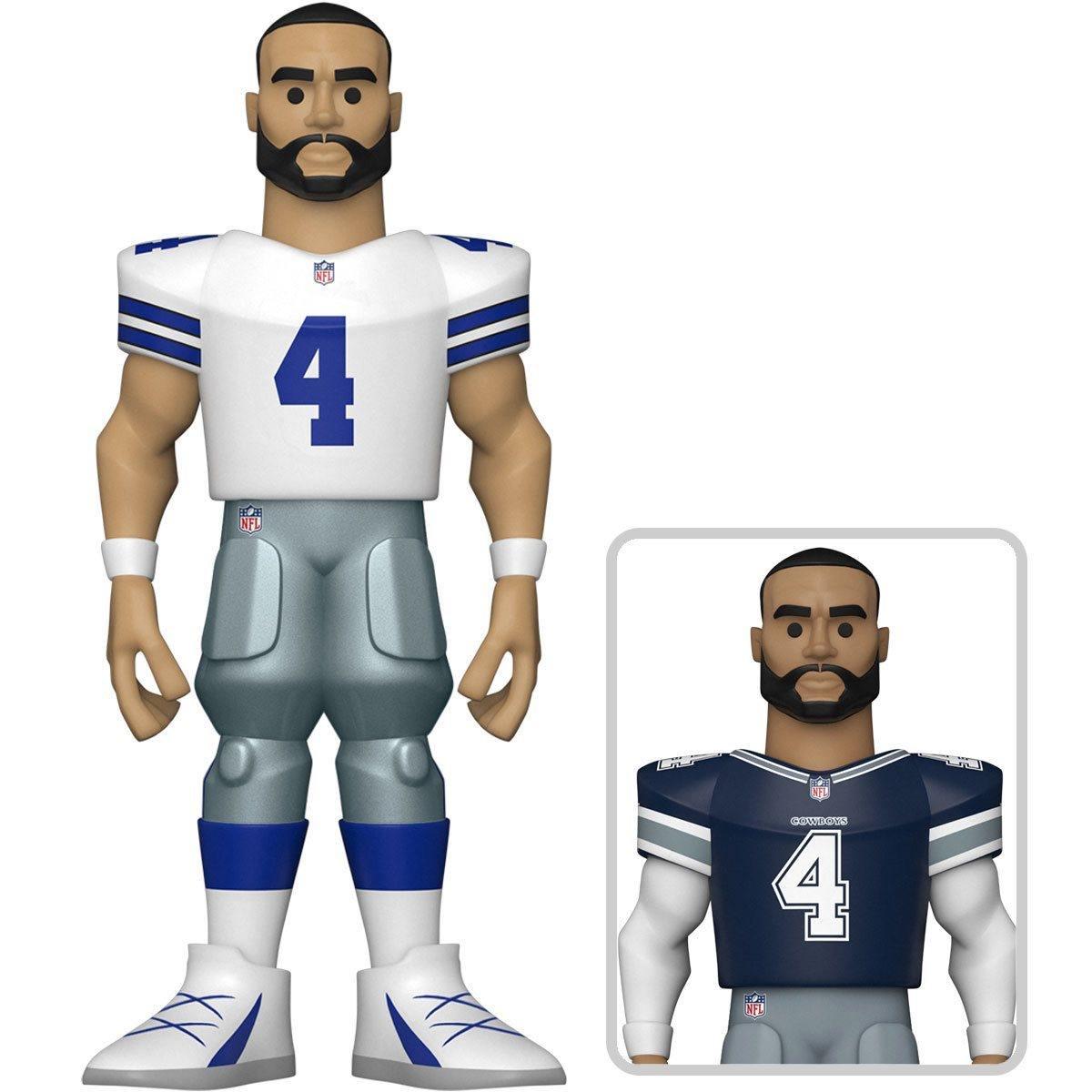 FUN57284 NFL: Cowboys - Dak Prescott (with chase) 5" Vinyl Gold - Funko - Titan Pop Culture