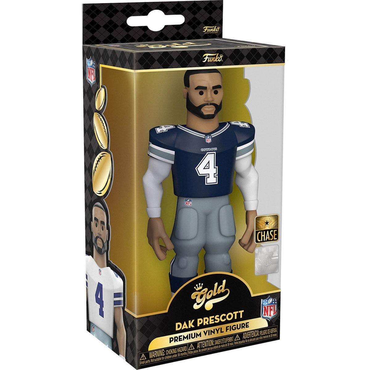 FUN57284 NFL: Cowboys - Dak Prescott (with chase) 5" Vinyl Gold - Funko - Titan Pop Culture