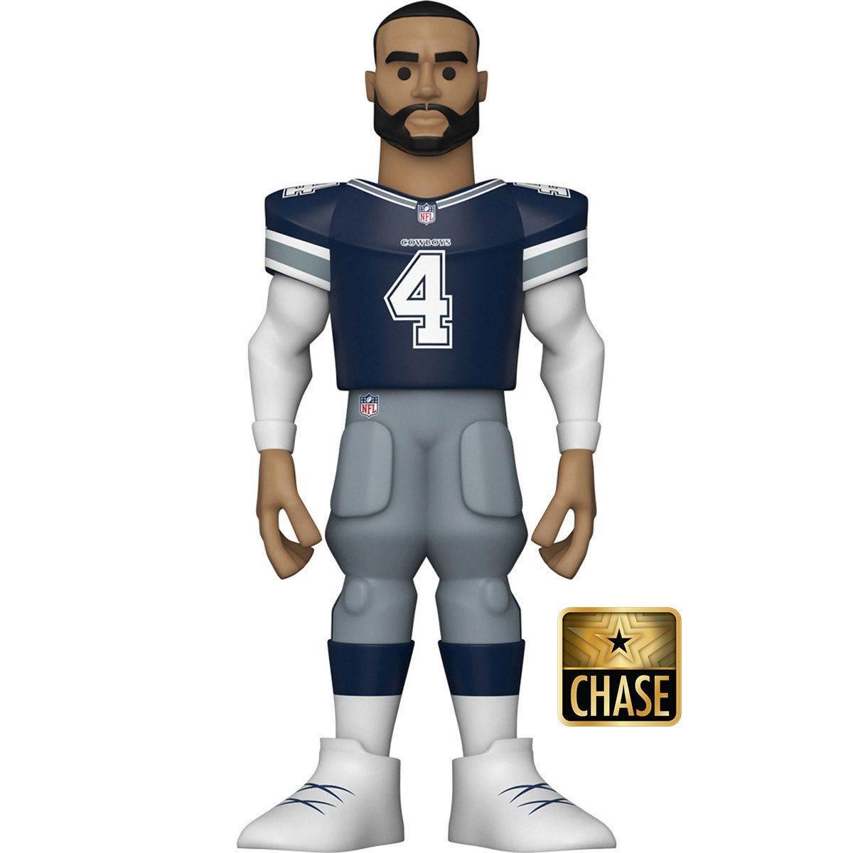 FUN57284 NFL: Cowboys - Dak Prescott (with chase) 5" Vinyl Gold - Funko - Titan Pop Culture