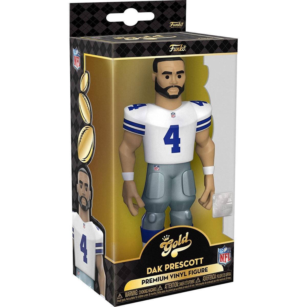 FUN57284 NFL: Cowboys - Dak Prescott (with chase) 5" Vinyl Gold - Funko - Titan Pop Culture