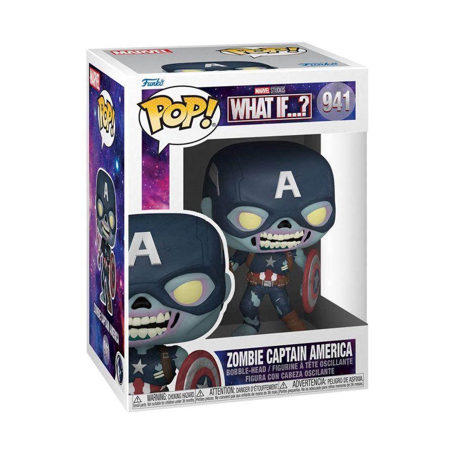 FUN57375 What If - Zombie Captain America Pop! Vinyl - Funko - Titan Pop Culture