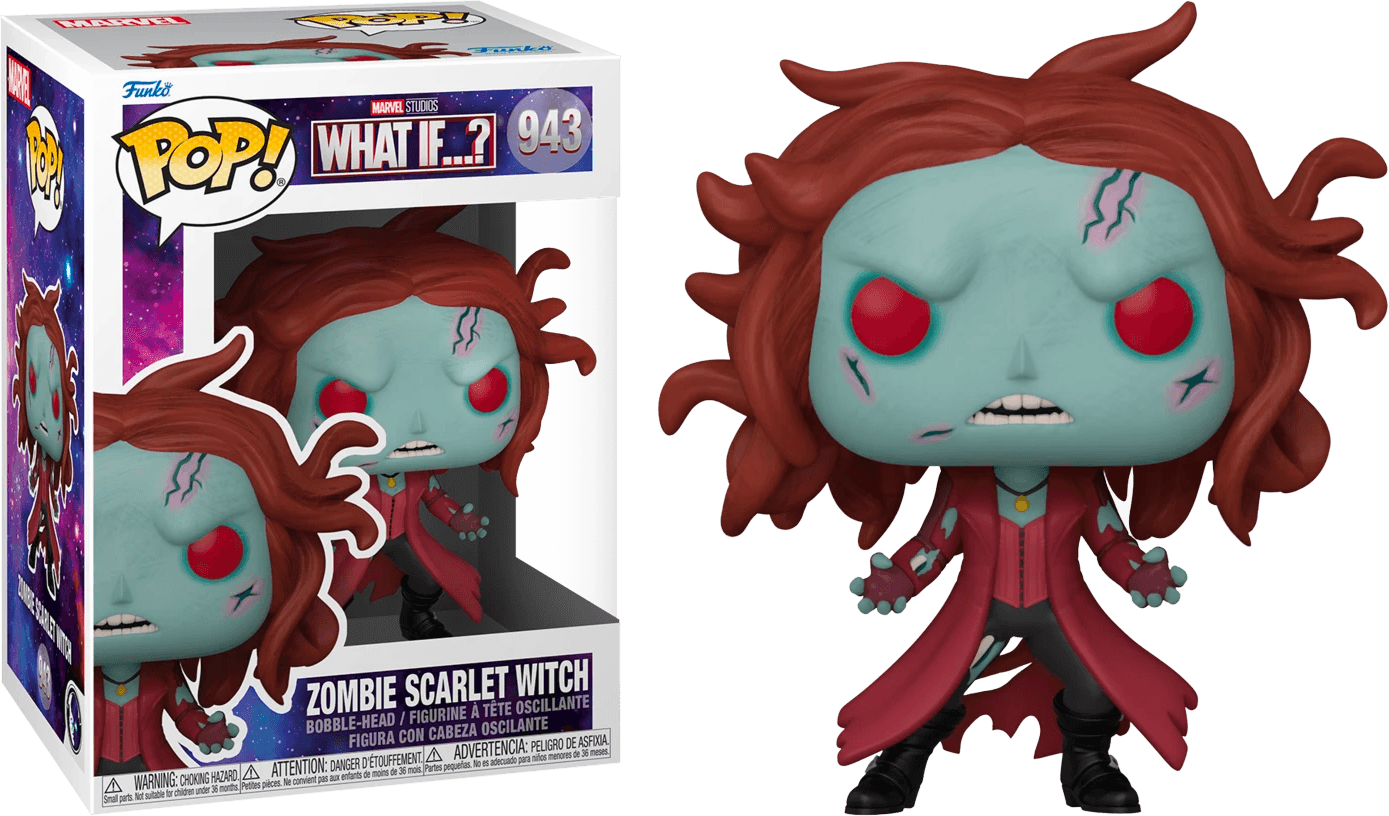 FUN57378 What If - Zombie Scarlet Witch Pop! Vinyl - Funko - Titan Pop Culture