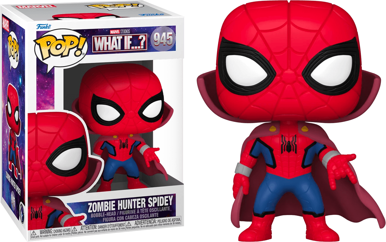 FUN57380 What If - Spider-Man Zombie Hunter Pop! Vinyl - Funko - Titan Pop Culture