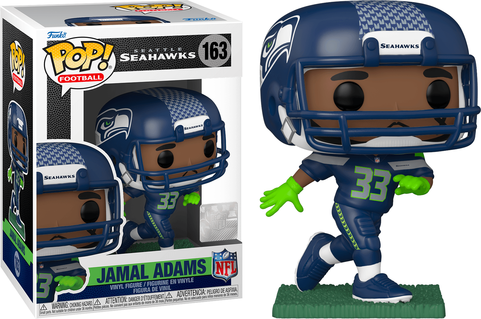 FUN57409 NFL: Seahawks - Jamal Adams (Home) Pop! Vinyl - Funko - Titan Pop Culture