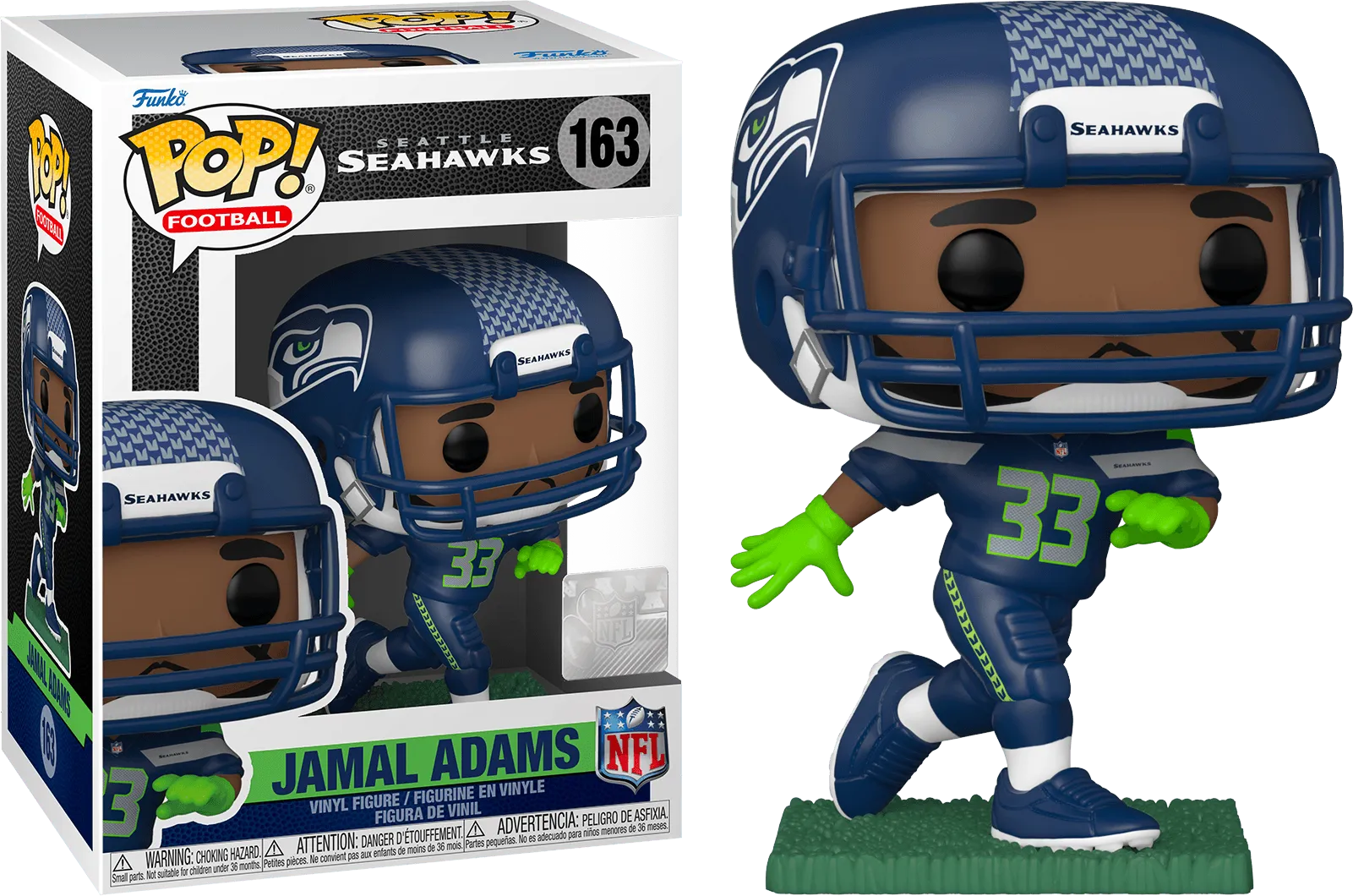 FUN57409 NFL: Seahawks - Jamal Adams (Home) Pop! Vinyl - Funko - Titan Pop Culture