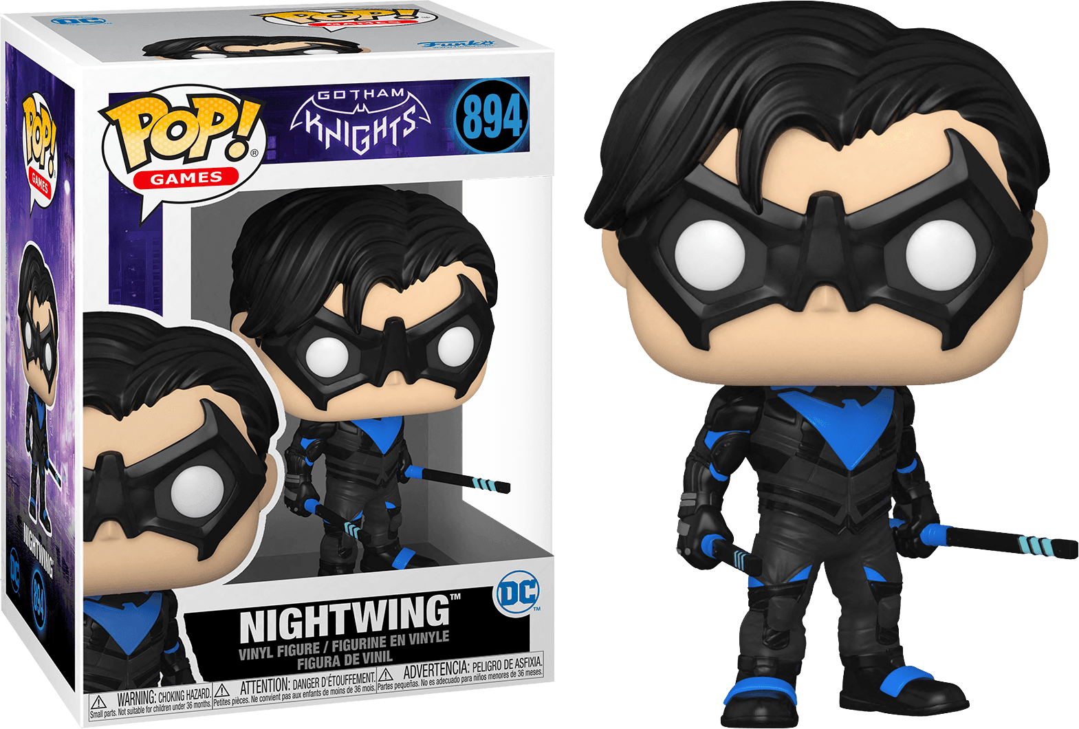 FUN57422 Gotham Knights - Nightwing Pop! Vinyl - Funko - Titan Pop Culture