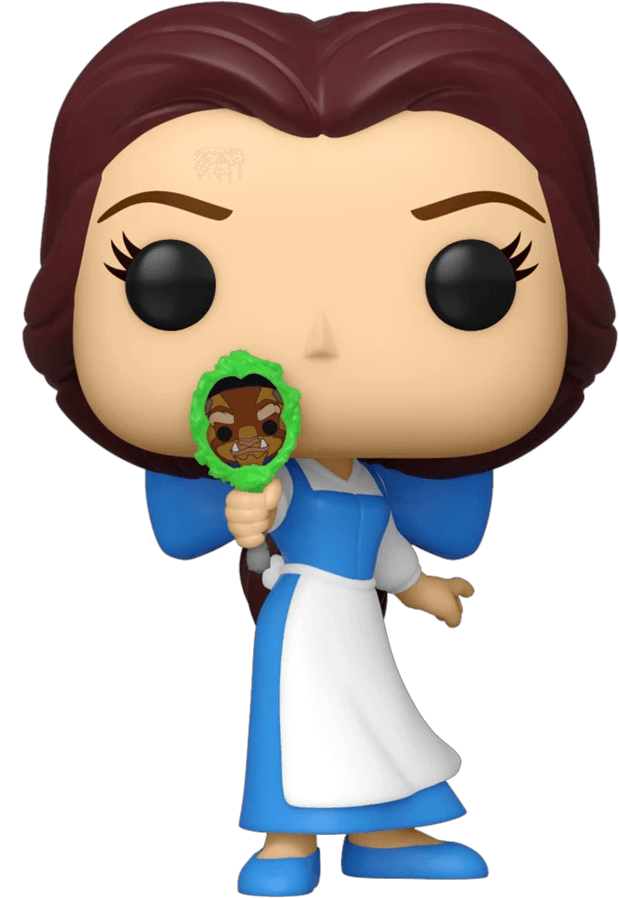 FUN57583 Beauty and the Beast (1991) 30th Anniversary - Belle with Enchanted Mirror Pop! Vinyl - Funko TBA - Titan Pop Culture