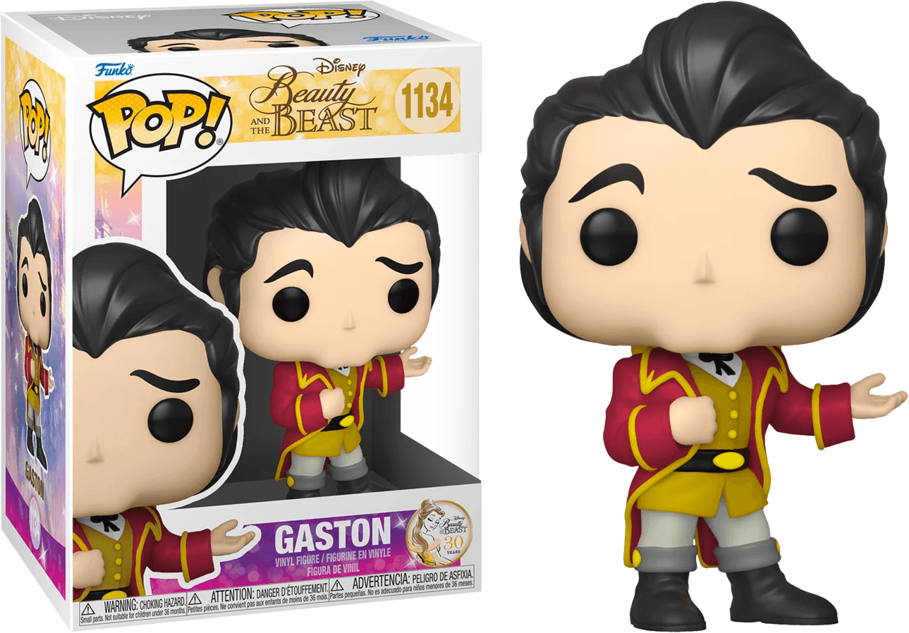 FUN57584 Beauty and the Beast (1991) 30th Anniversary - Formal Gaston Pop! Vinyl - Funko TBA - Titan Pop Culture