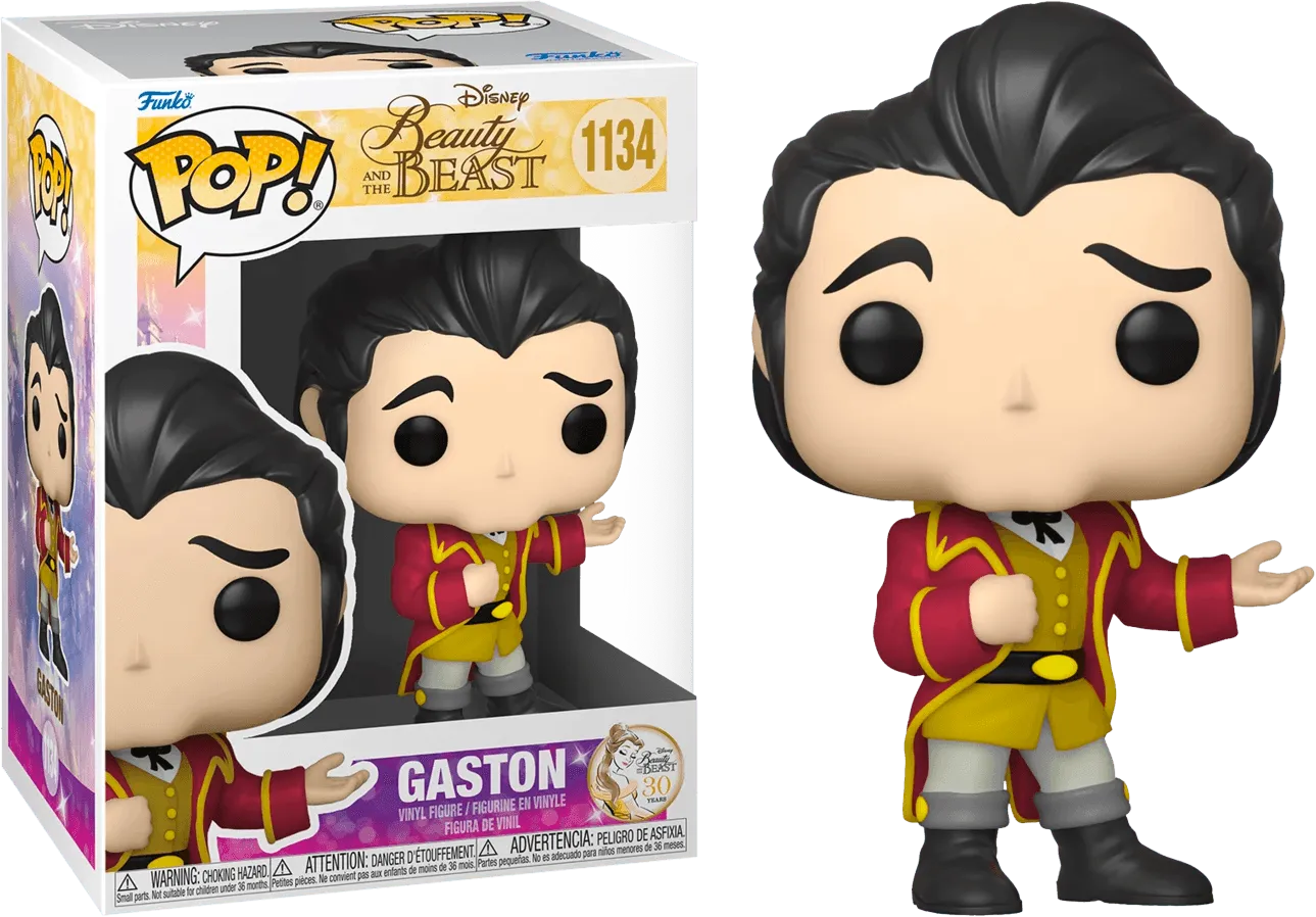 FUN57584 Beauty and the Beast (1991) 30th Anniversary - Formal Gaston Pop! Vinyl - Funko TBA - Titan Pop Culture