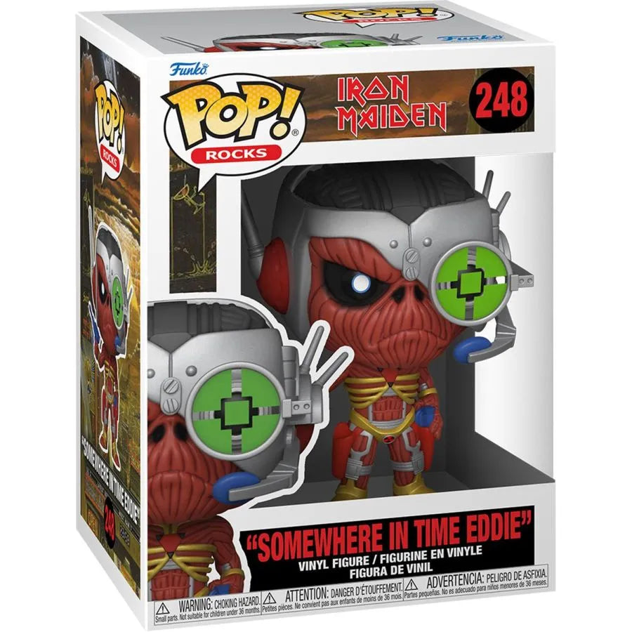 FUN57607BUNDLE Iron Maiden - Eddie Somewhere in Time Pop! Vinyl - Chase Bundle / Case - Funko - Titan Pop Culture