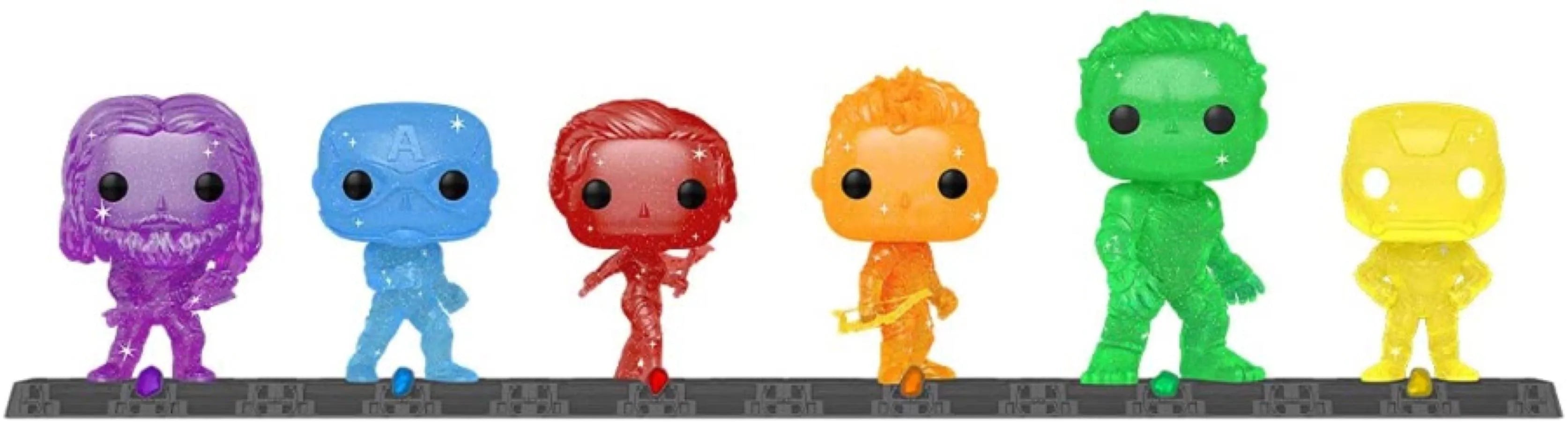 FUN57619 Avengers - Infinity Saga (Artist) US Exclusive Pop! Vinyl 6-Pack [RS] - Funko - Titan Pop Culture