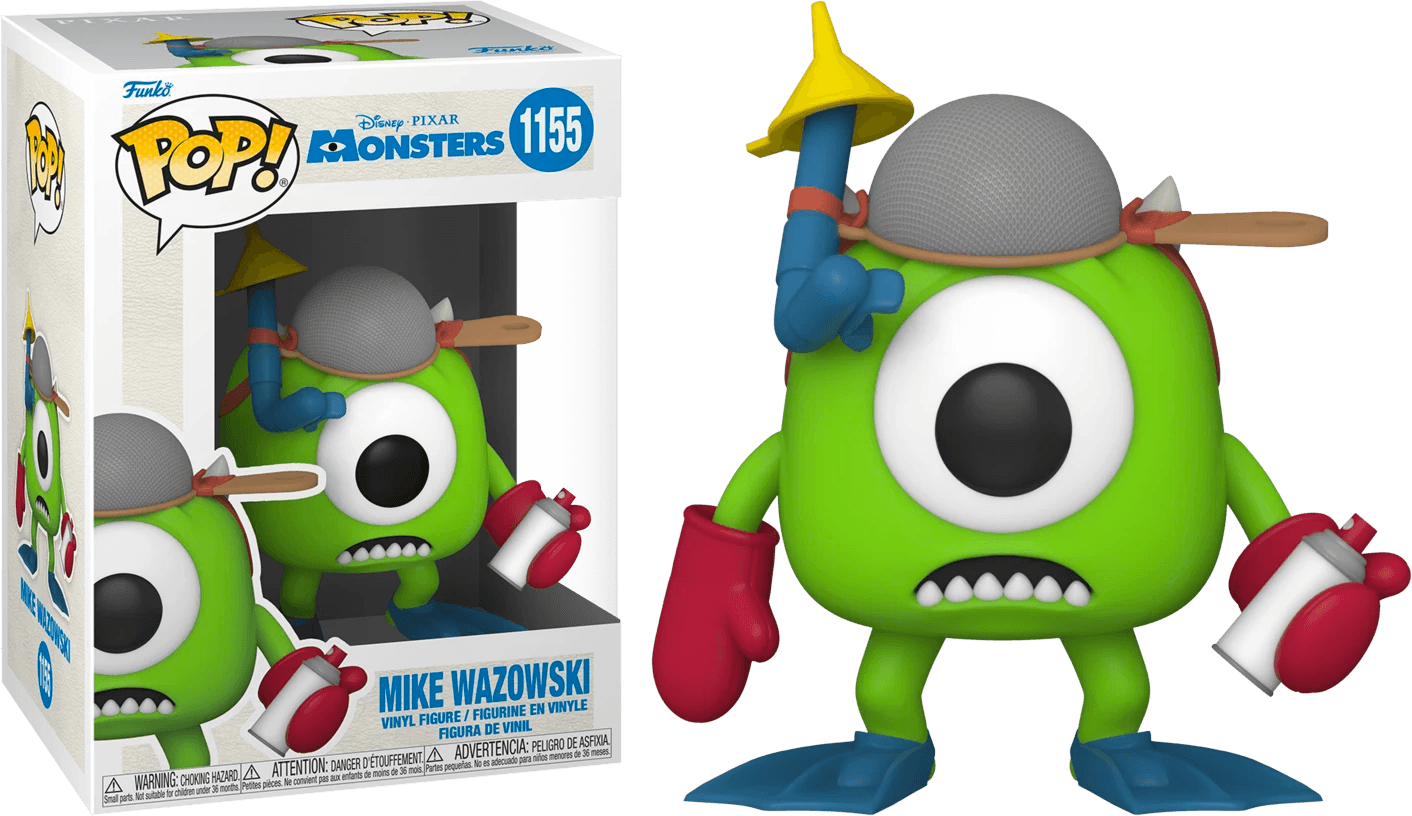 FUN57743 Monsters Inc - Mike with Mitts 20th Anniversary Pop! Vinyl - Funko - Titan Pop Culture