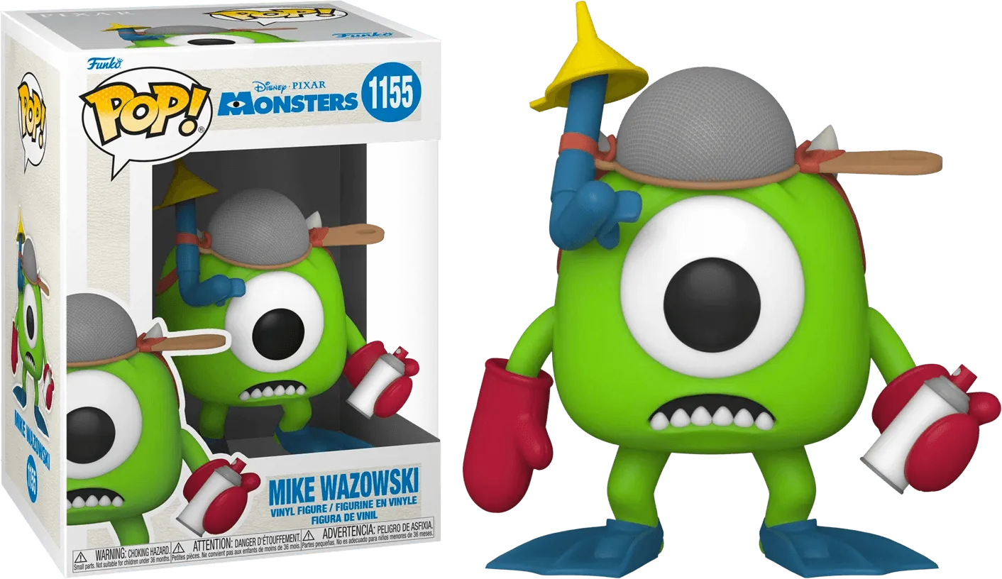 FUN57743 Monsters Inc - Mike with Mitts 20th Anniversary Pop! Vinyl - Funko - Titan Pop Culture